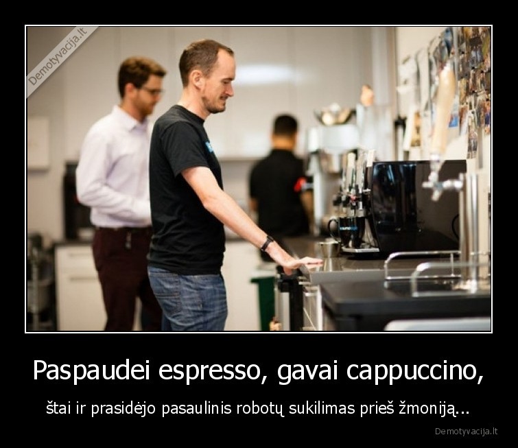 robotai,sukilimas,apokalipse,kava,kavos, aparatas