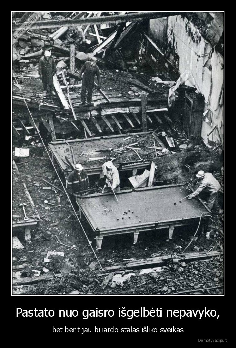 gaisrininkai,gaisras,biliardas