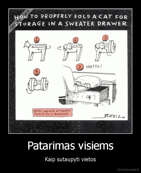 Patarimas visiems