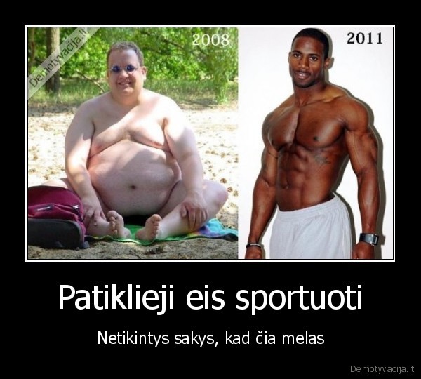 Patiklieji eis sportuoti