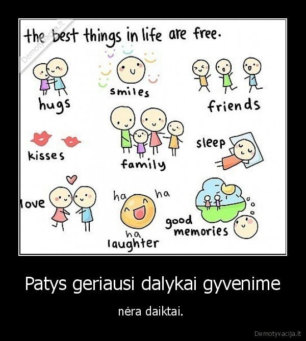 Patys geriausi dalykai gyvenime