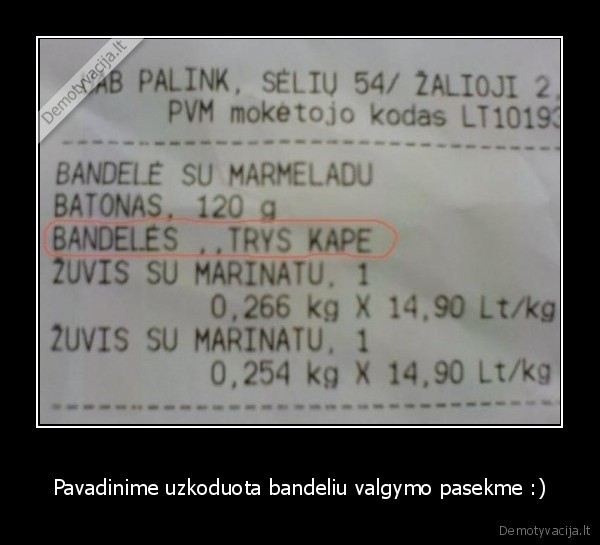Pavadinime uzkoduota bandeliu valgymo pasekme :)