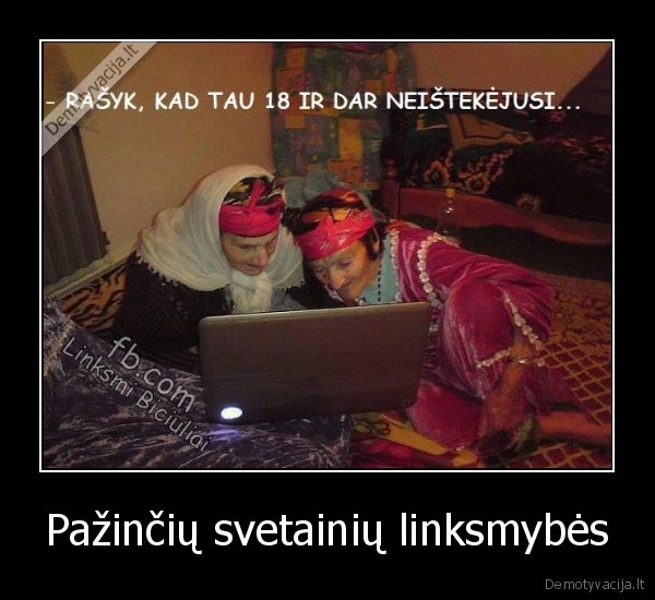 Pažinčių svetainių linksmybės