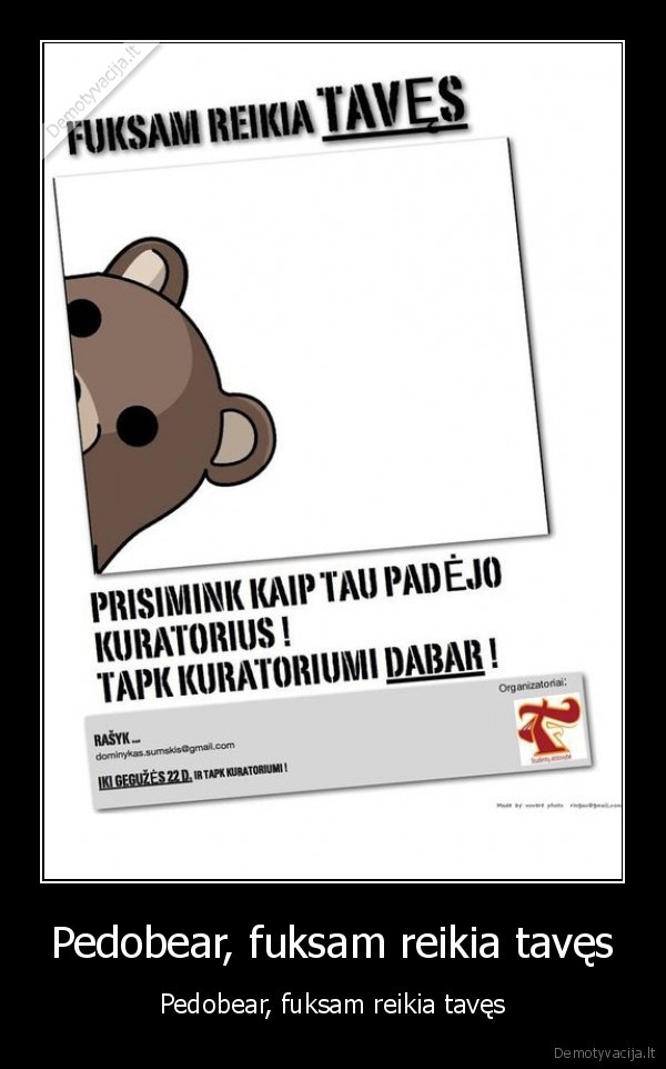 vaikai,pedobear,fuksai