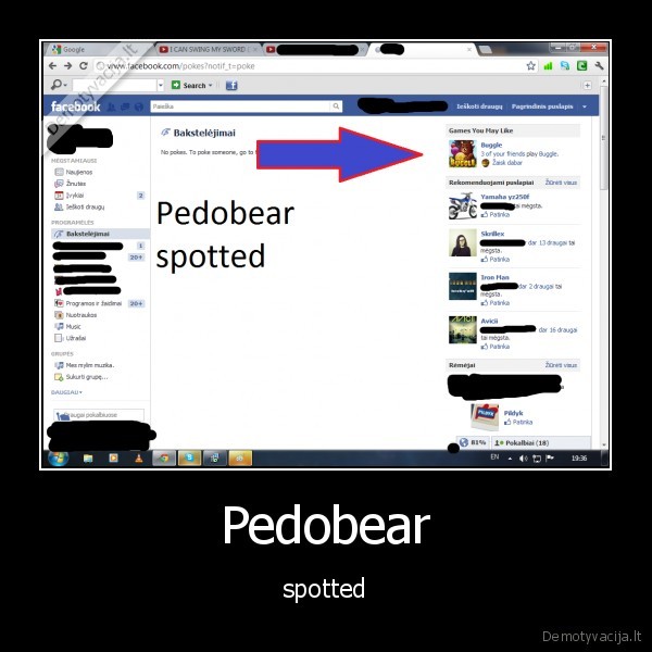 pedobear, pastebetas, snukiaknygej