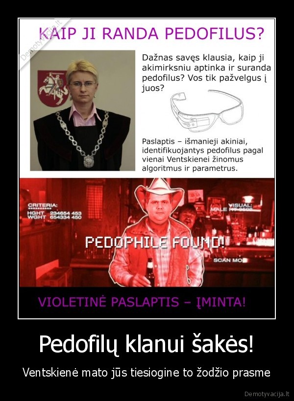 ventskiene,laimute,stankunaite,deimante,kedys,pedofilai,klanas,juokinga