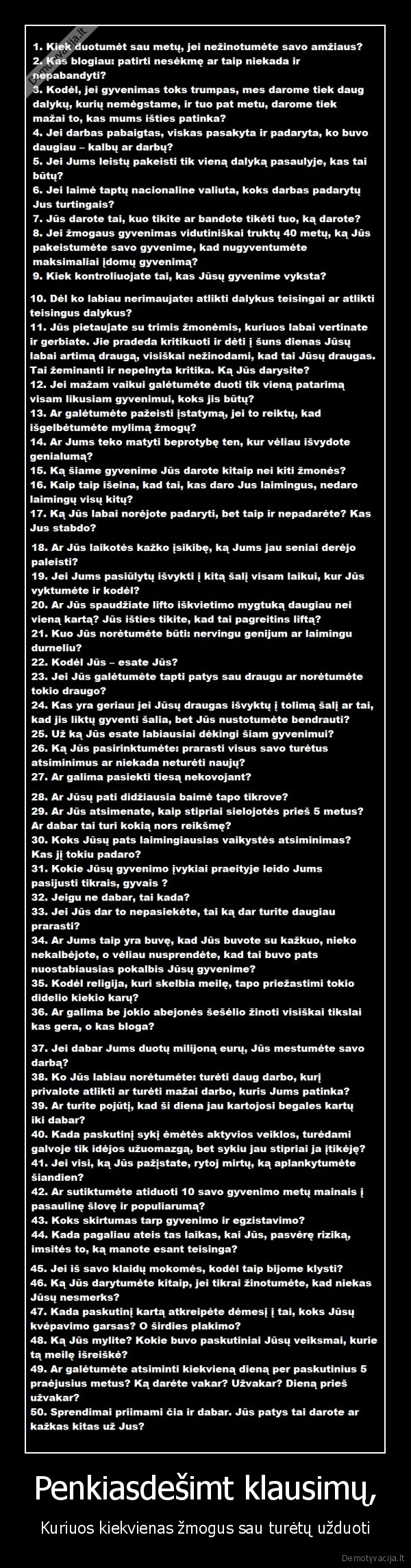 Penkiasdešimt klausimų,