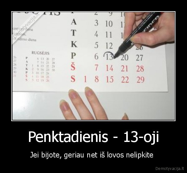 Penktadienis - 13-oji