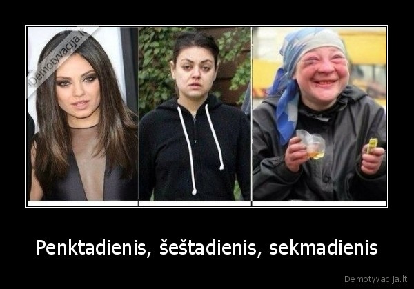 Penktadienis, šeštadienis, sekmadienis