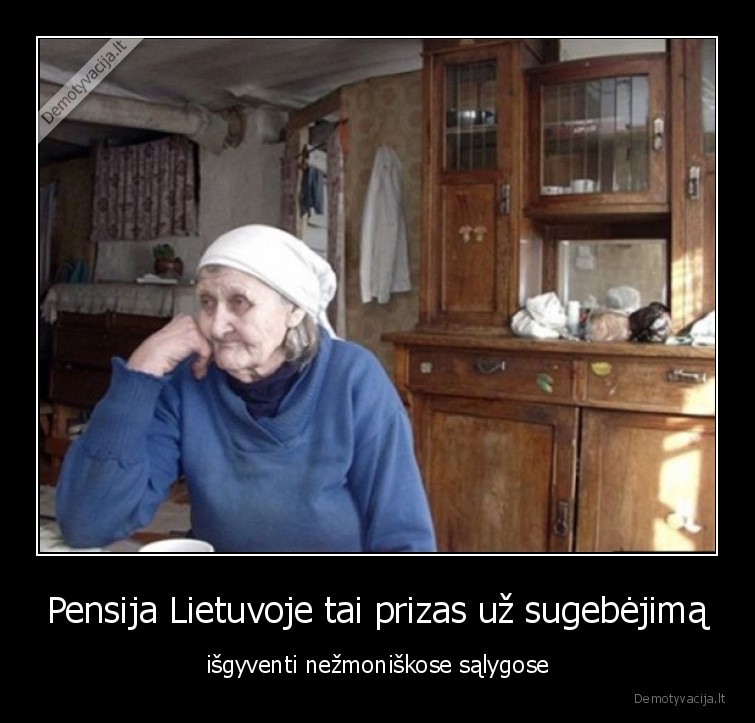 salygos,pensija,lietuva,senele,mociute