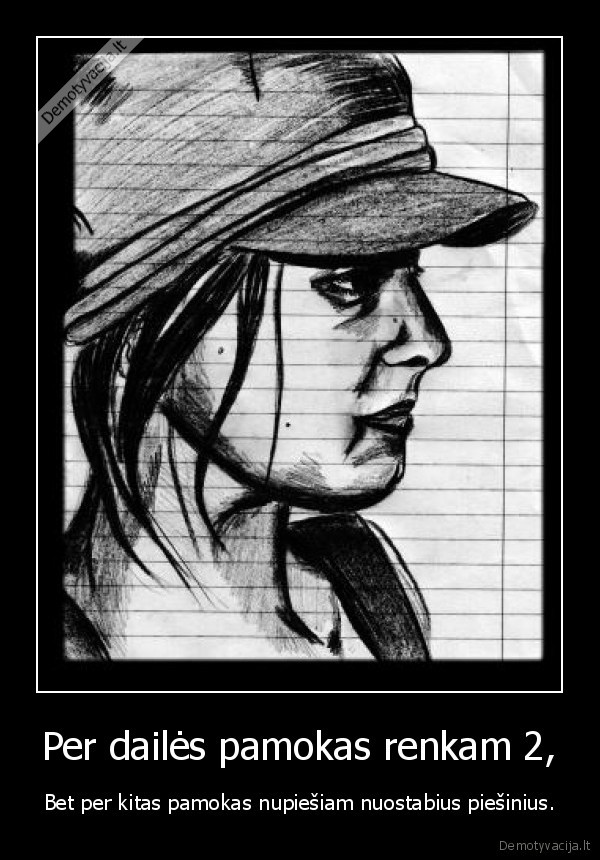 Per dailės pamokas renkam 2,