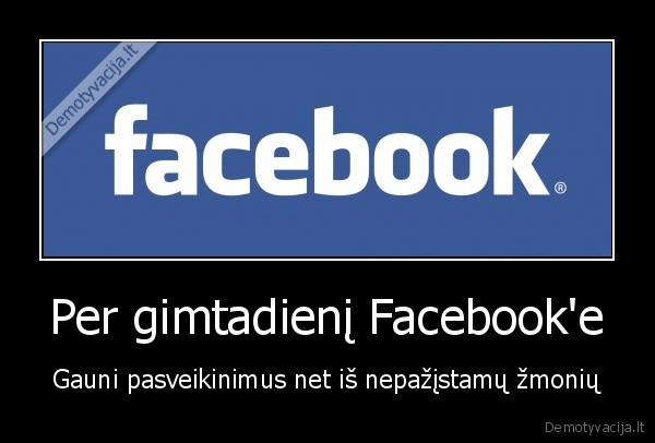 facebook, gimtadienis
