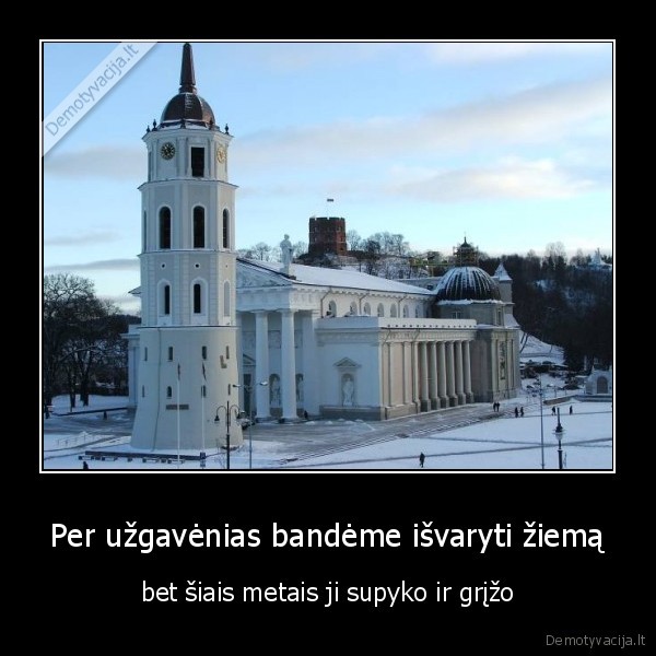 Per užgavėnias bandėme išvaryti žiemą