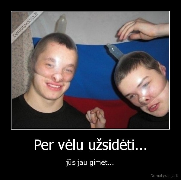 debilai, su, gandonais, ant, galvu