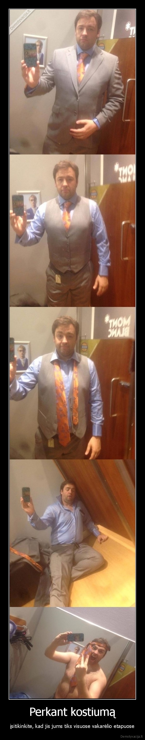 vakarelis,etapai,kostiumas