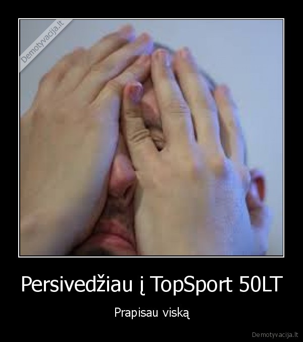 Persivedžiau į TopSport 50LT