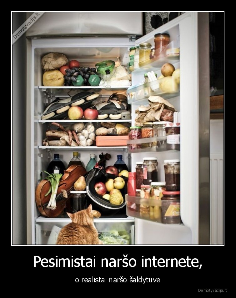 Pesimistai naršo internete,