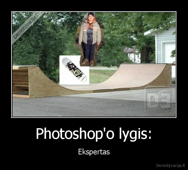 Photoshop'o lygis:
