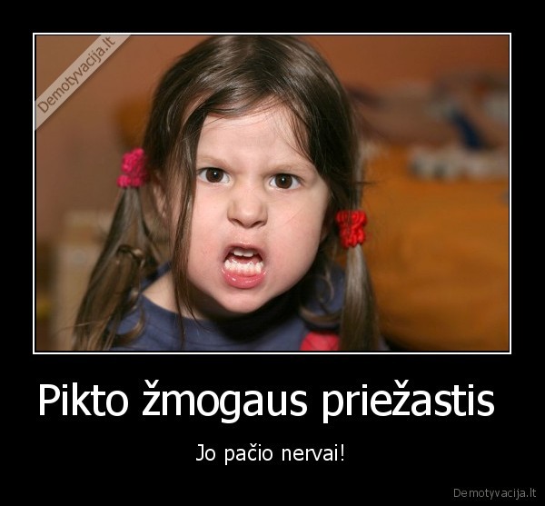 Pikto žmogaus priežastis 