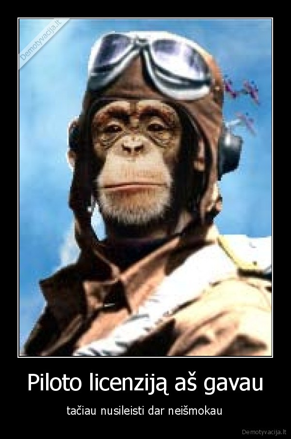 Piloto licenziją aš gavau
