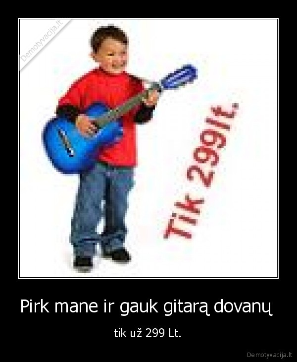 vaikas,gitara,299lt