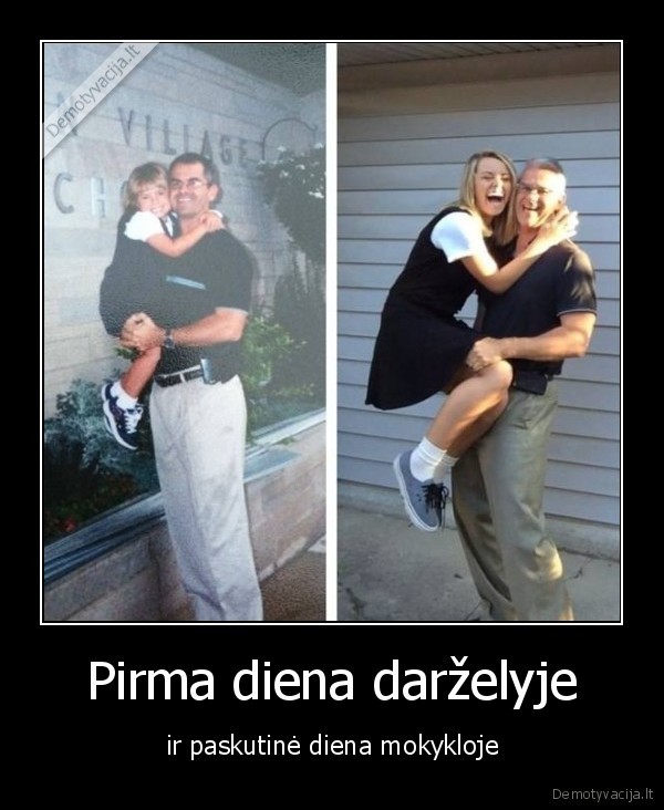 mokykla,darzelis,suaugo,dukra,tevas