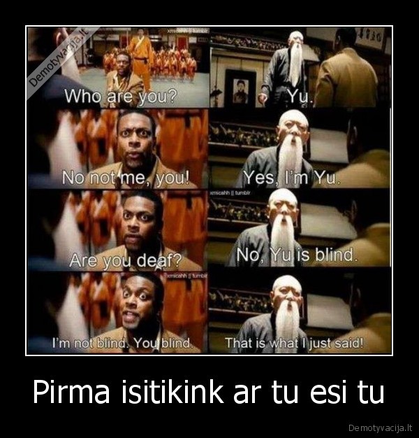 Pirma isitikink ar tu esi tu