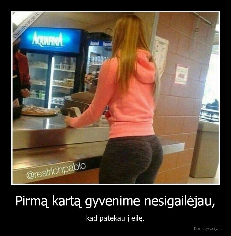 eile,mergina,uzpakaliukas