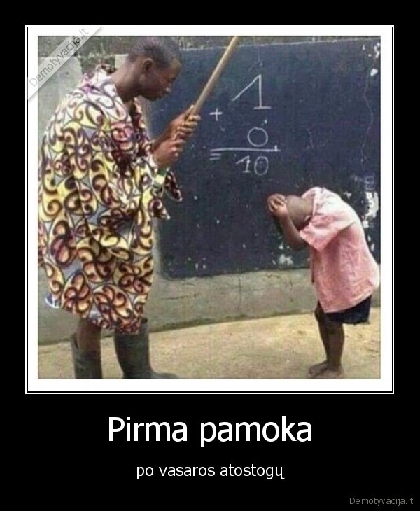 atostogos,vasara,pamoka