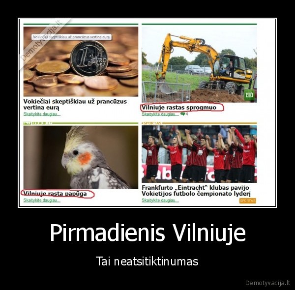 Pirmadienis Vilniuje