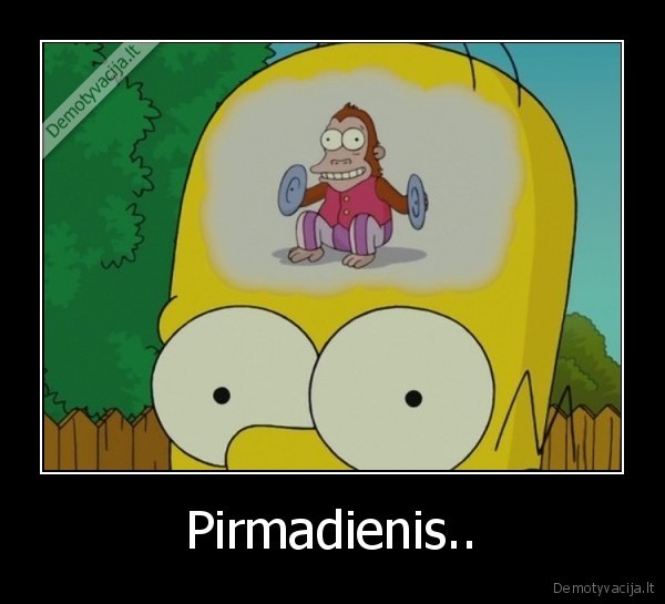 houmeris,pirmadienis,simpsonai