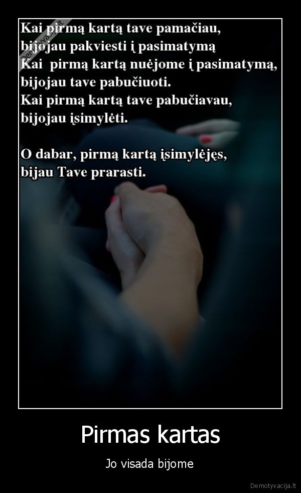 baime,pirmas, kartas,meile