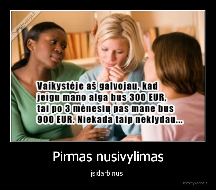 nusivilymas,darbas,alga