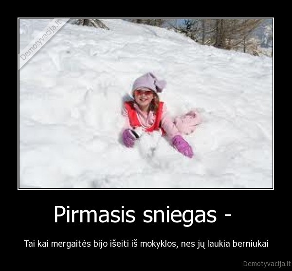 Pirmasis sniegas - 