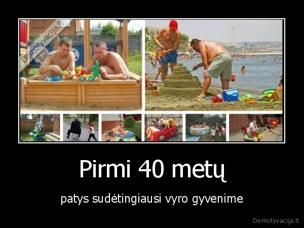 Pirmi 40 metų