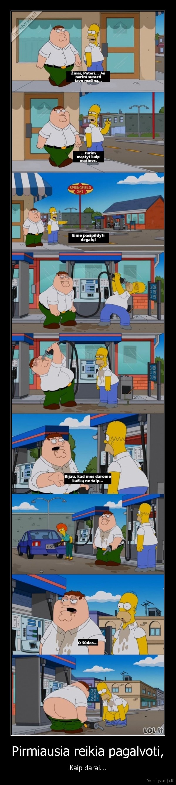 simpsonai,seimos, bicas,pyteris, grifinas,houmeris, simpsonas