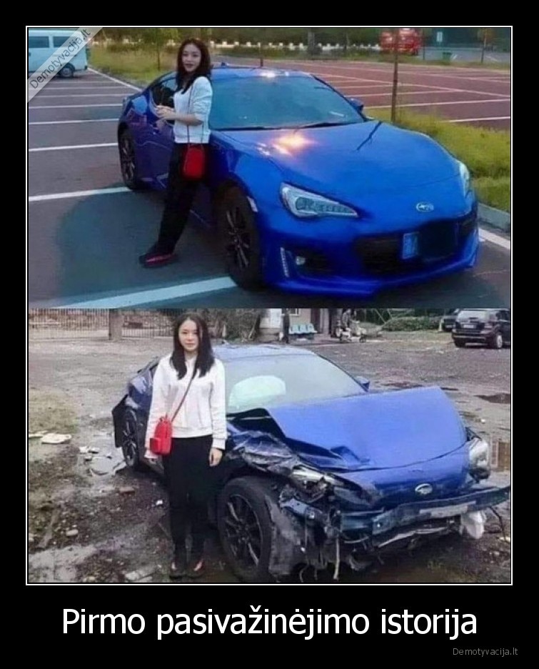 mergina,vairuoja,masina,avarija