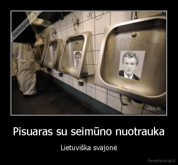 Pisuaras su seimūno nuotrauka