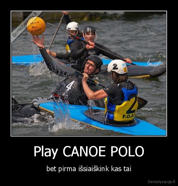 canoe, polo,kas, tai, yra,sportas