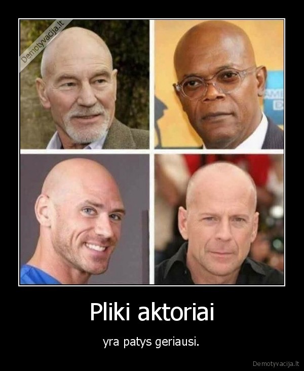 aktoriai,pliki,plikumas