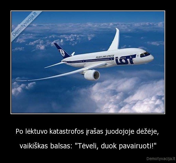 Po lėktuvo katastrofos įrašas juodojoje dėžėje, 