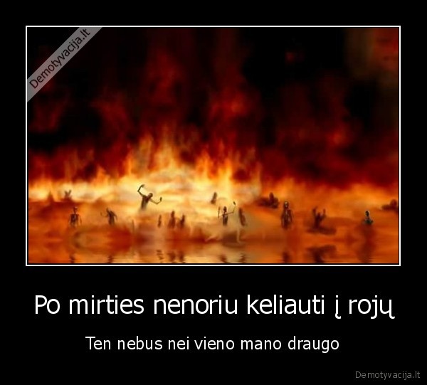 pragaras,rojus,mirtis