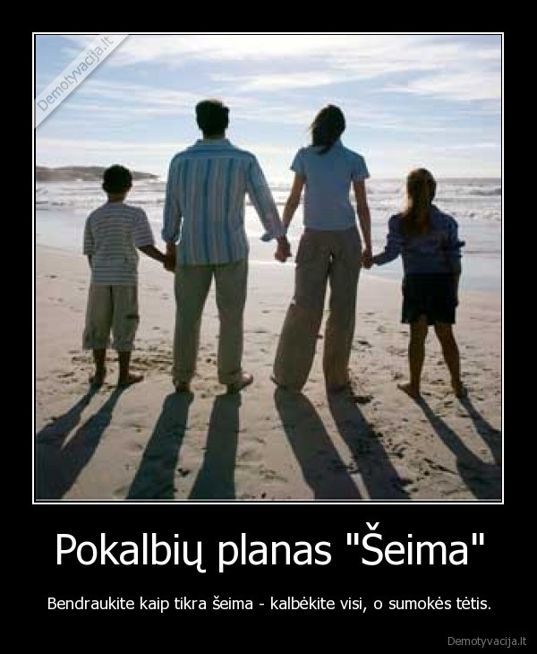 Pokalbių planas &quot;Šeima&quot;