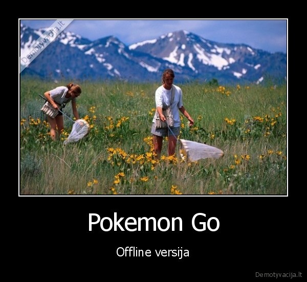 pokemon, go, offline,drugeliu, gaudymas