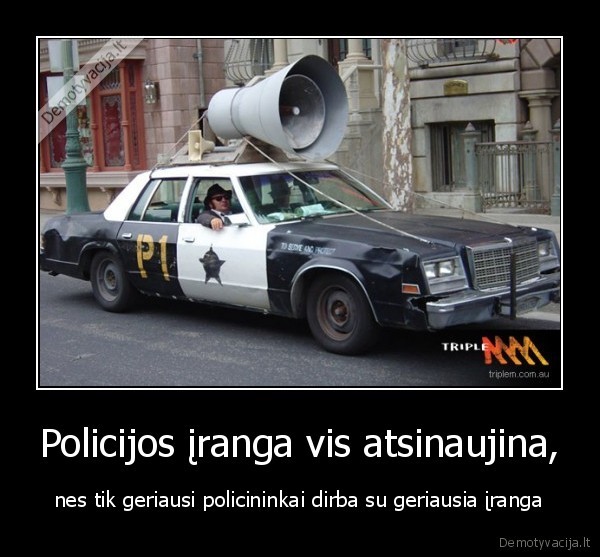 Policijos įranga vis atsinaujina,
