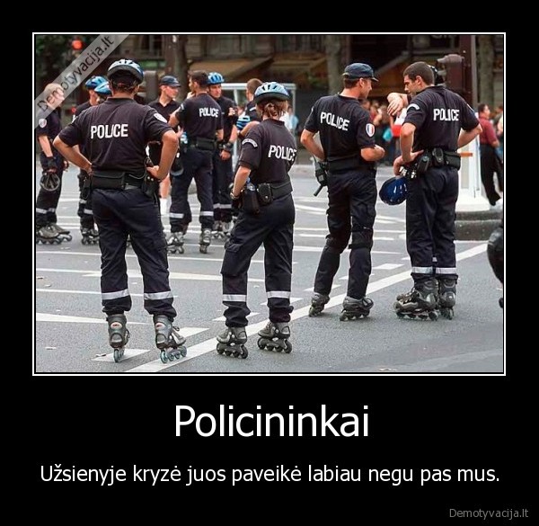 Policininkai