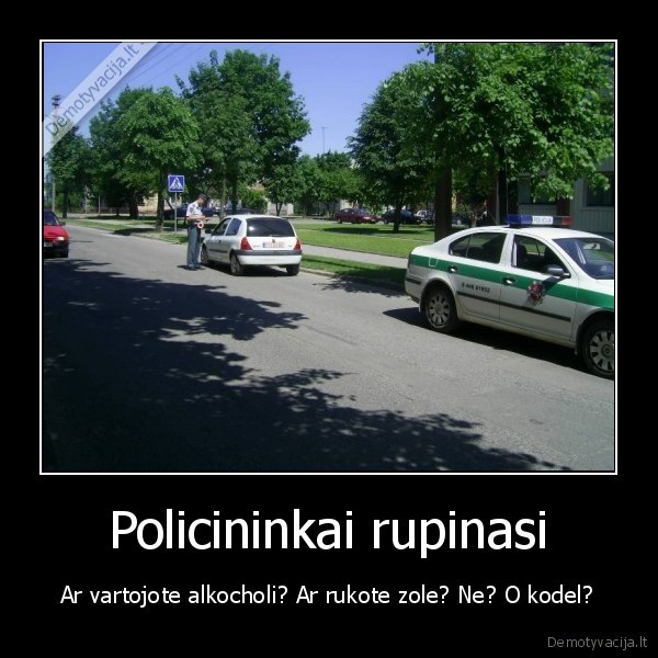 Policininkai rupinasi