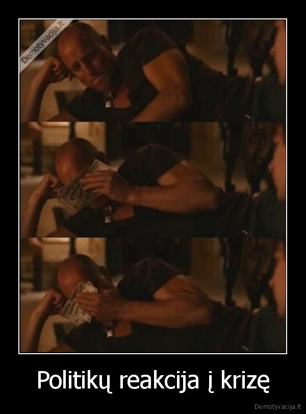 Politikų reakcija į krizę