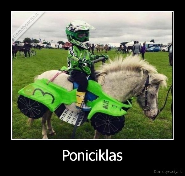 poni,motociklas