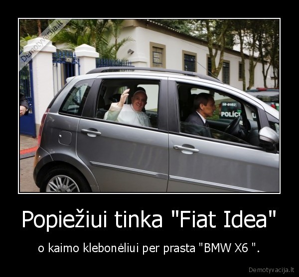 fiat, idea,bmw, x6,popiezius,klebonas